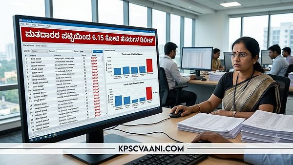 ಮತದಾರರ ಪಟ್ಟಿಯಿಂದ 6.15 ಕೋಟಿ ಹೆಸರುಗಳ ಡಿಲೀಟ್