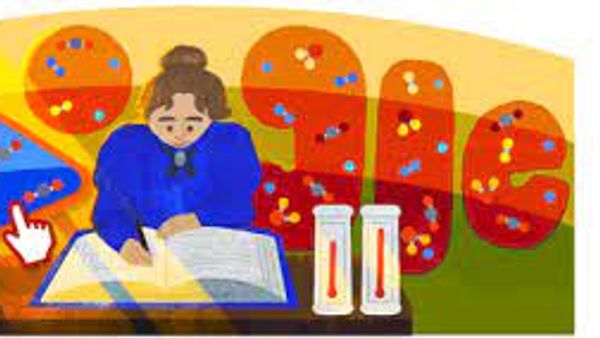 ಗೂಗಲ್ ಡೂಡಲ್ ಯುನಿಸ್ ನ್ಯೂಟನ್ ಫೂಟ್ ಅವರ 204 ನೇ ಹುಟ್ಟುಹಬ್ಬ