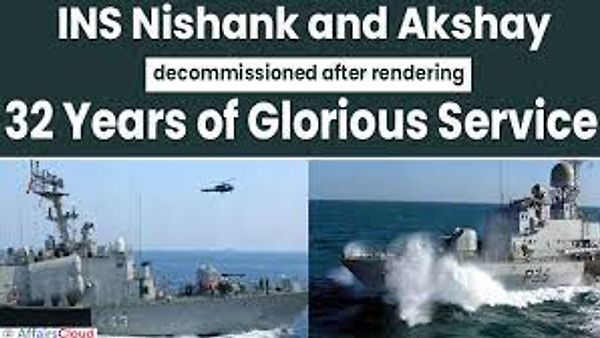 INS ನಿಶಾಂಕ್ ಮತ್ತು ಅಕ್ಷಯ್‌ನ ನಿರ್ಗಮನ