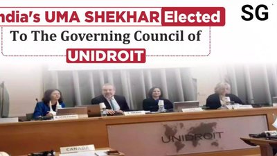UNIDROIT ಆಡಳಿತ ಮಂಡಳಿಗೆ ಭಾರತದ ಉಮಾ ಶೇಖರ್ ಆಯ್ಕೆ