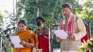 ಉತ್ತರಾಖಂಡ ನೂತನ ಮುಖ್ಯಮಂತ್ರಿಯಾಗಿ ತೀರಥ್ ಸಿಂಗ್ ರಾವತ್ ಪ್ರಮಾಣವಚನ ಸ್ವೀಕಾರ