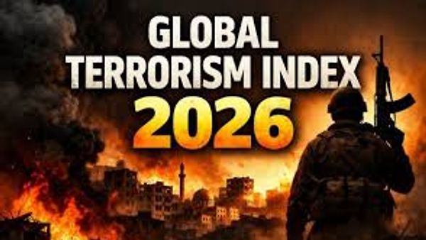 ಜಾಗತಿಕ ಭಯೋತ್ಪಾದನಾ ಸೂಚ್ಯಂಕ 2026: ಪಾಕಿಸ್ತಾನಕ್ಕೆ ಮೊದಲ ಸ್ಥಾನ, ಭಾರತಕ್ಕೆ 13ನೇ Rank