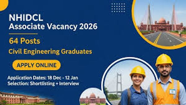 ಎನ್‌ಎಚ್‌ಐಡಿಸಿಎಲ್ (NHIDCL) ನೇಮಕಾತಿ 2025: ಅಸೋಸಿಯೇಟ್ ಹುದ್ದೆಗಳಿಗೆ ಅರ್ಜಿ ಆಹ್ವಾನ, ಪರೀಕ್ಷೆ ಇಲ್ಲ..