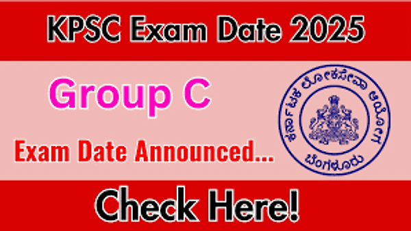 ಕರ್ನಾಟಕ ಲೋಕಸೇವಾ ಆಯೋಗದಿಂದ Group-C ವೃಂದದ ಹುದ್ದೆಗಳ ಪರೀಕ್ಷೆಯ ದಿನಾಂಕಗಳ  ಪಟ್ಟಿ ಇದೀಗ ಪ್ರಕಟ