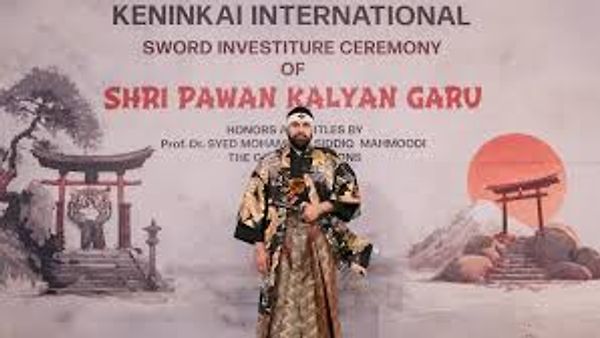 ಜಪಾನ್‌ನ ಪುರಾತನ 'ಸಮುರಾಯಿ' ಕಲೆಗೆ ಆಯ್ಕೆಯಾದ ಮೊದಲ ಭಾರತೀಯ ಪವನ್ ಕಲ್ಯಾಣ್