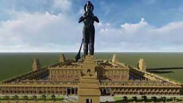 ಬಳ್ಳಾರಿ ಸಮೀಪದ ಹಂಪಿಯಲ್ಲಿ ವಿಶ್ವದ ಎತ್ತರದ `ಹನುಮಾನ್' ಪ್ರತಿಮೆ !