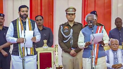 ಹರಿಯಾಣದ ನೂತನ ಮುಖ್ಯಮಂತ್ರಿಯಾಗಿ 'ನಯಾಬ್ ಸಿಂಗ್ ಸೈನಿ' ನೇಮಕ