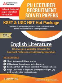 English Literature: PU Lecturer Recruitment Solved Papers & Study Guide | Sunitha HR