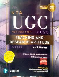 NTA | UGC | NET | JRF | 2024 | KVS MADAN | PEARSON