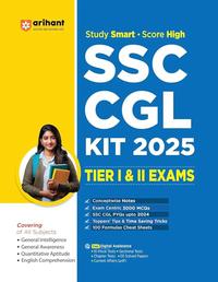 SSC CGL KIT 2025 – Tier I & II Exams | Arihant Publications